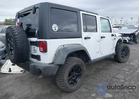 2015 Jeep Wrangler Unlimited Willys Wheeler из США, поврежденный, VIN 1C4BJWDG4FL564614
